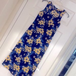 Hawaiian Maxi Dress. Never worn
